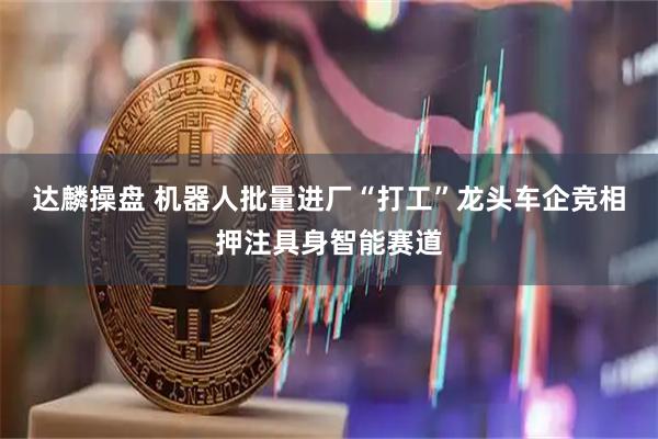 达麟操盘 机器人批量进厂“打工”龙头车企竞相押注具身智能赛道